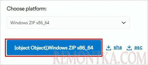 Скачиваем архив Filebeat для Windows