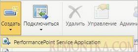Создание приложения-службы PerformancePoint