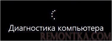 Диагностика компьютера при восстановлении Windows