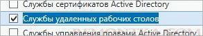 Выбор роли удаленных рабочих столов