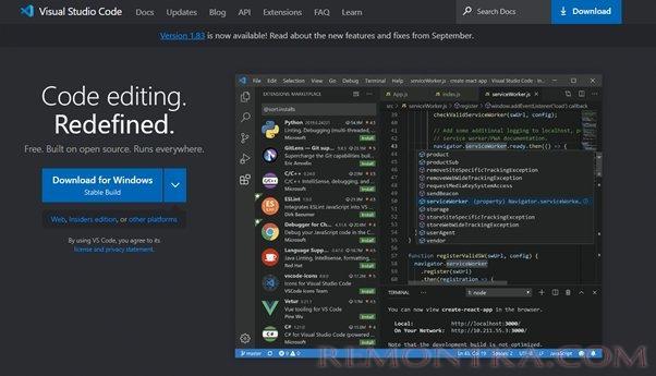 Срада разработки Visual Studio Code как пример среды для работы с Go