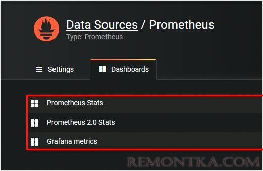 Переходим на вкладку Dashboard
