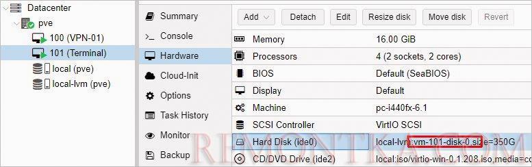 Конвертирование виртуального диска Proxmox в диск VMware