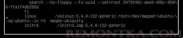 Сценарий загрузки Ubuntu