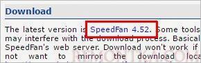 Официальная страница загрузки SpeedFan
