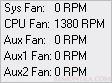 Скорость вентиляторов в SpeedFan