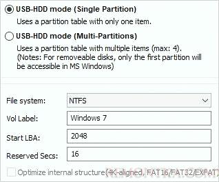 Winsetupfromusb. Форматирование флешки