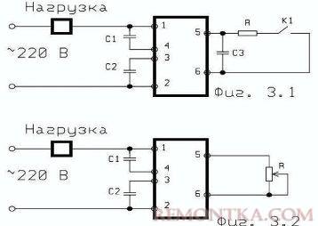 Светорегулятор на микросхеме КР1182ПМ1