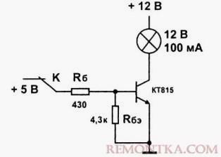 Схемы включения биполярных транзисторов