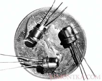 Первые транзисторы