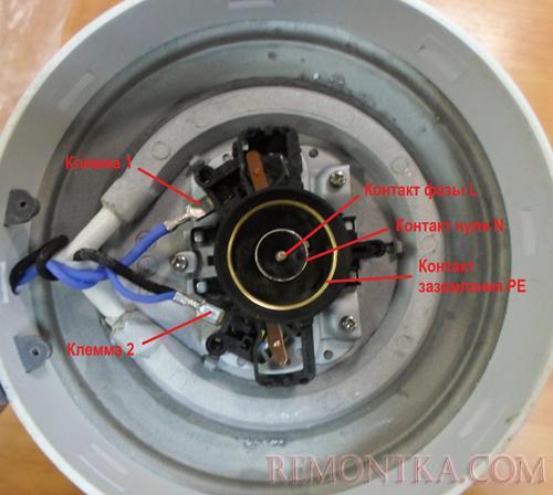 Клеммы и контакты