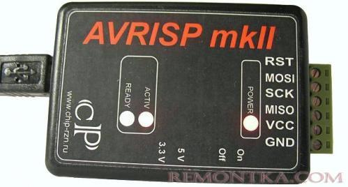 Программатор AVRISP MKII