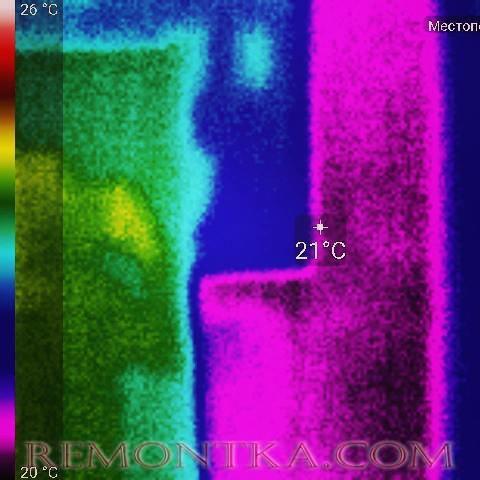 Промерзающий угол в кабинете