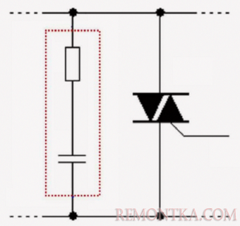 Снабберная RC цепь
