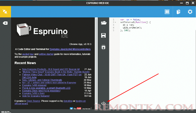 Espruino Web IDE