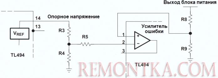 Частотная коррекция в петле обратной связи ИИП на примере TL494 Частотная коррекция в петле обратной связи ИИП на примере TL494