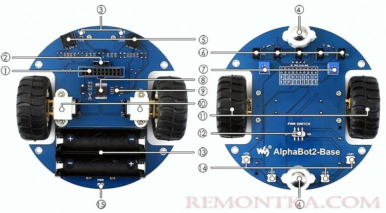 Платформа Alphabot2-Base