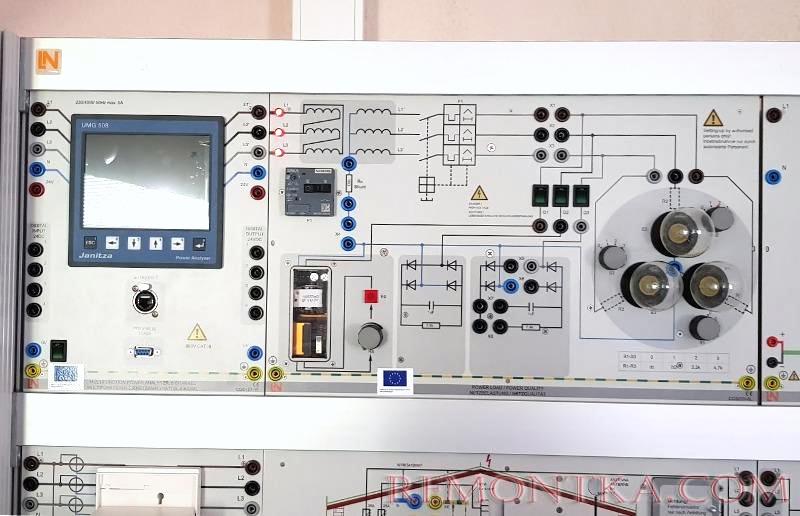 Учебный стенд по исследованию параметров качества электрической энергии