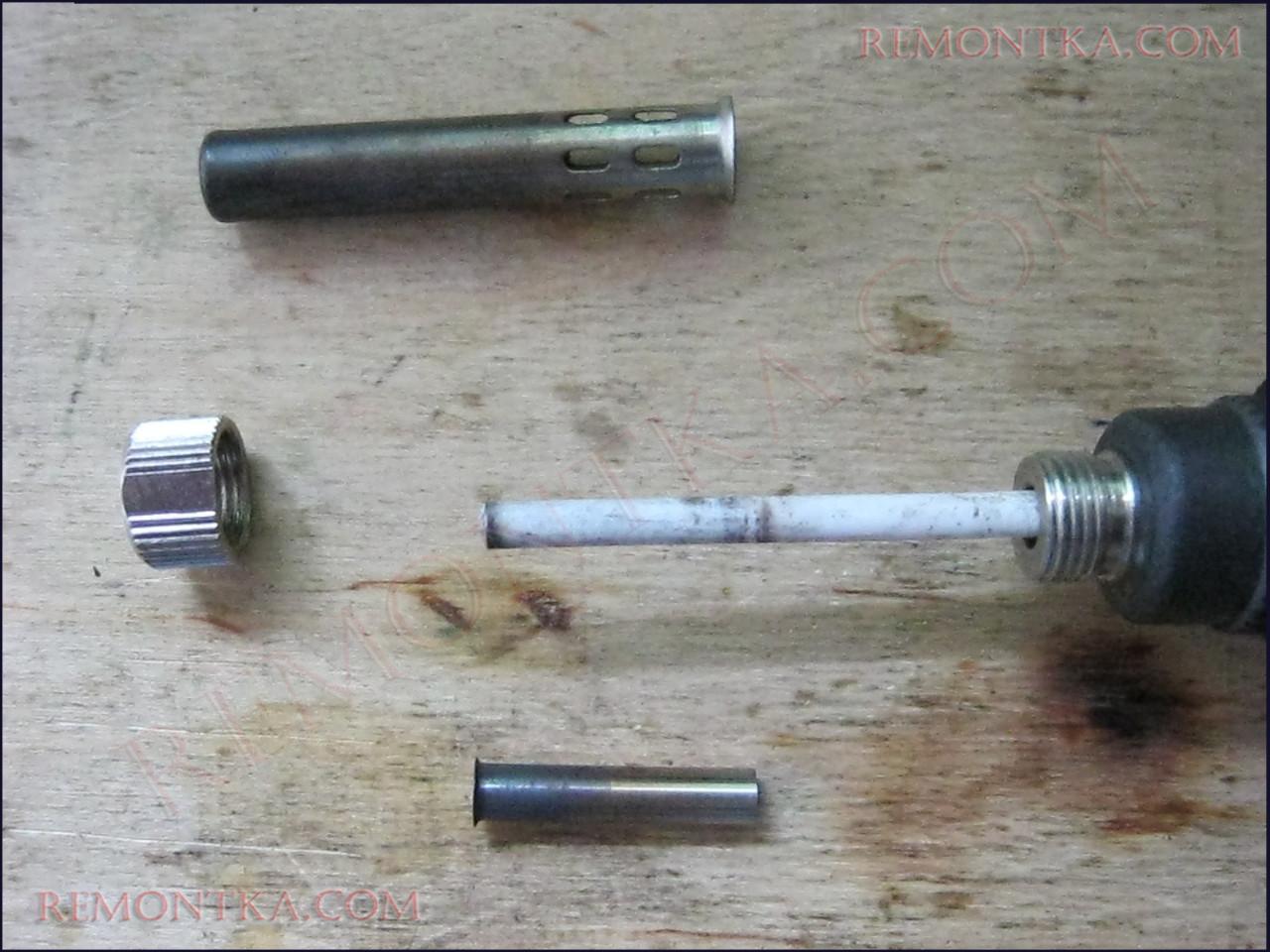 паяльник Lukey 702 разобранный