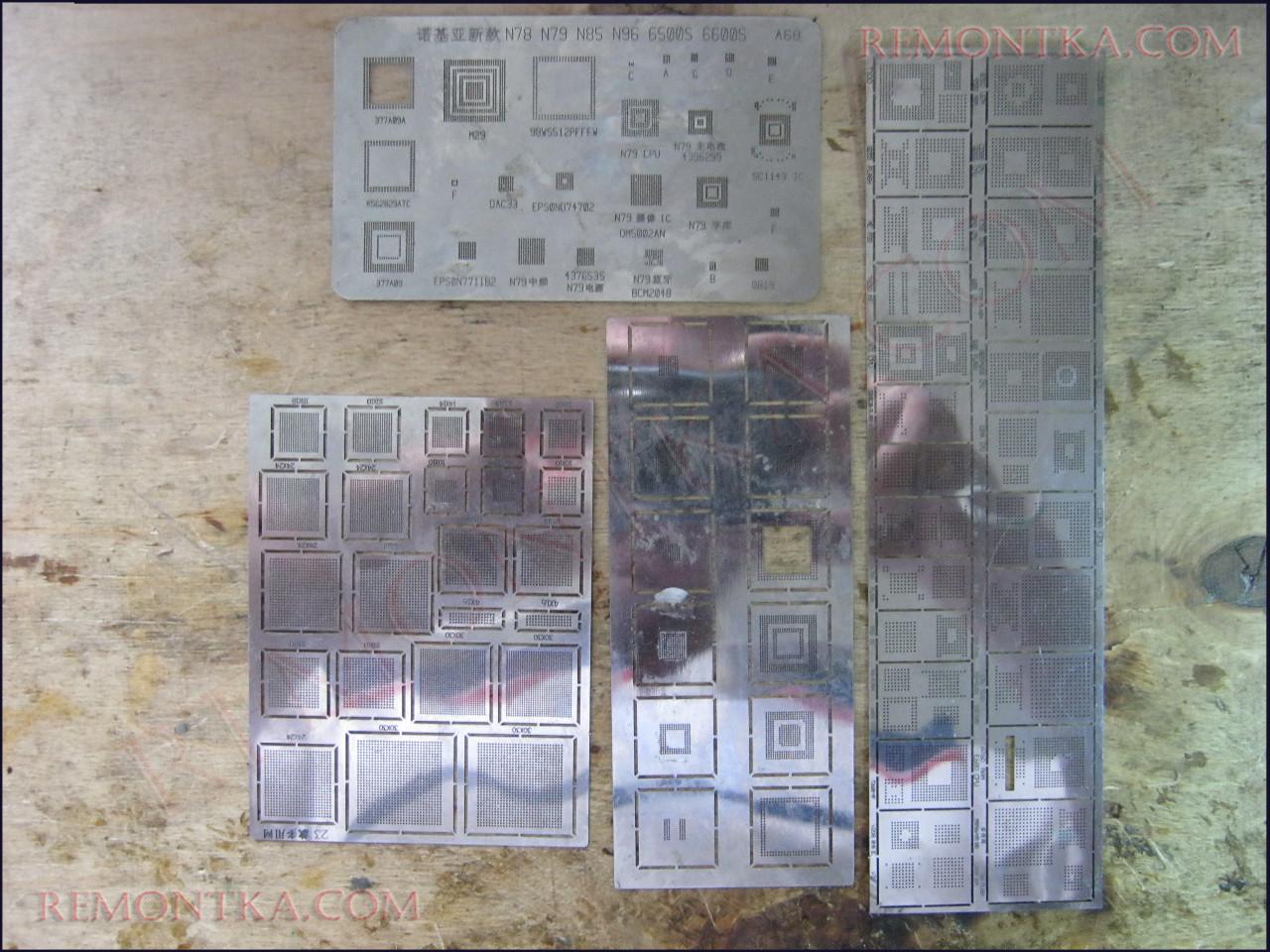 BGA трафареты