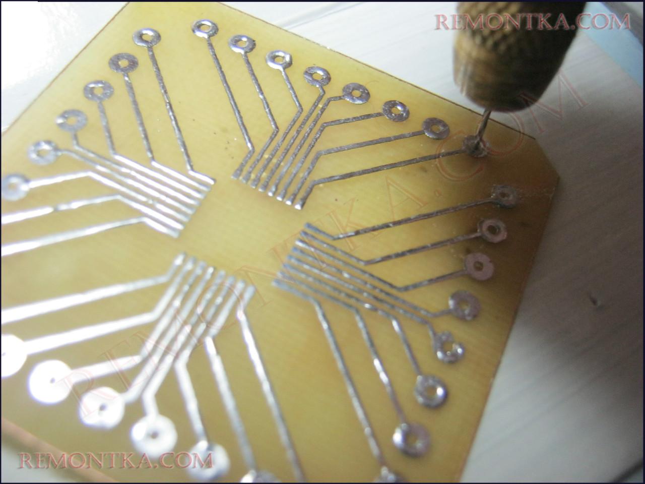 сверлим отверстия лут