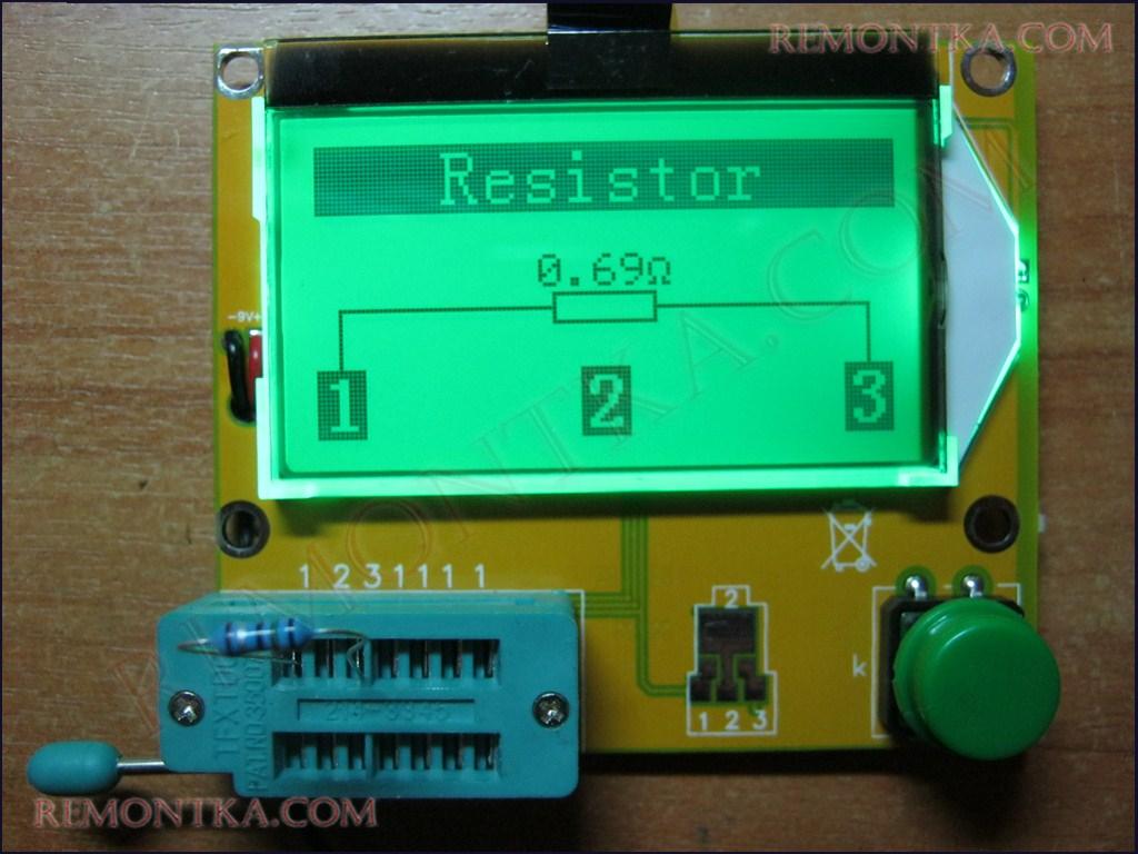 транзисторметр измерение сопротивления