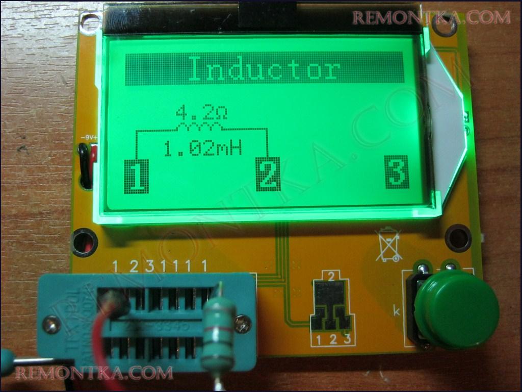 транзисторметр измерение индуктивности