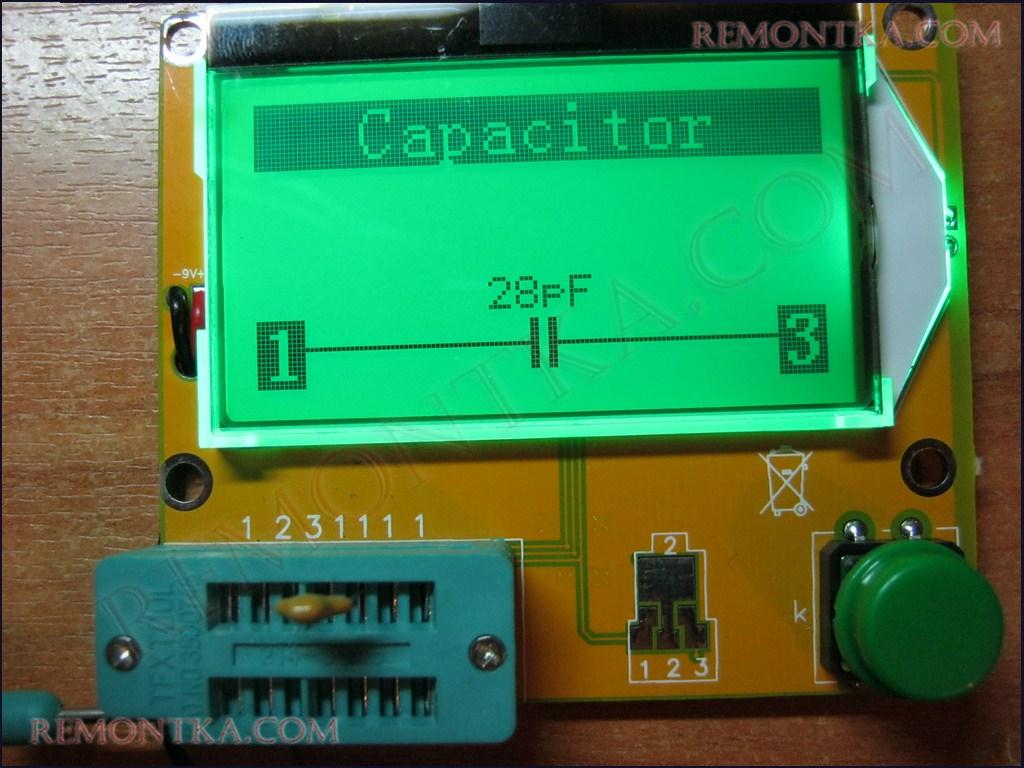 транзисторметр измерение емкости конденсатора
