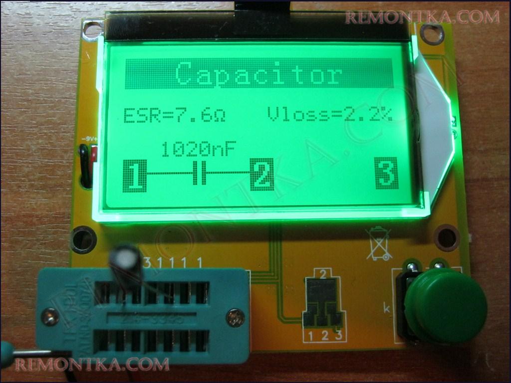 транзисторметр еср конденсатора