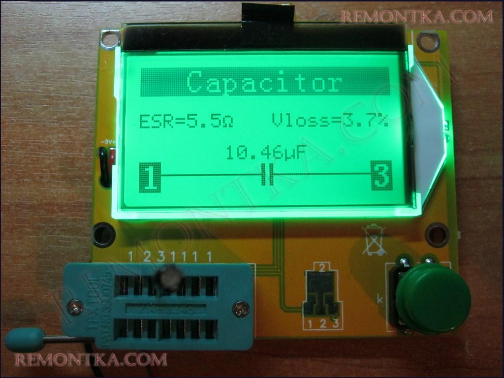 транзисторметр ESR конденсатора