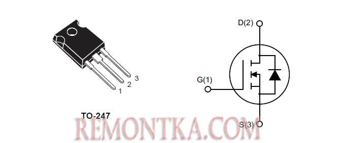 как выглядит полевой транзистор