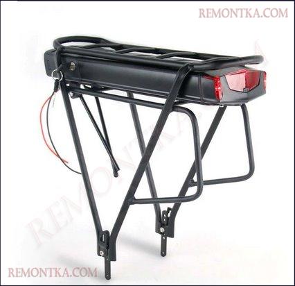 батарея для электровелосипеда на багажник