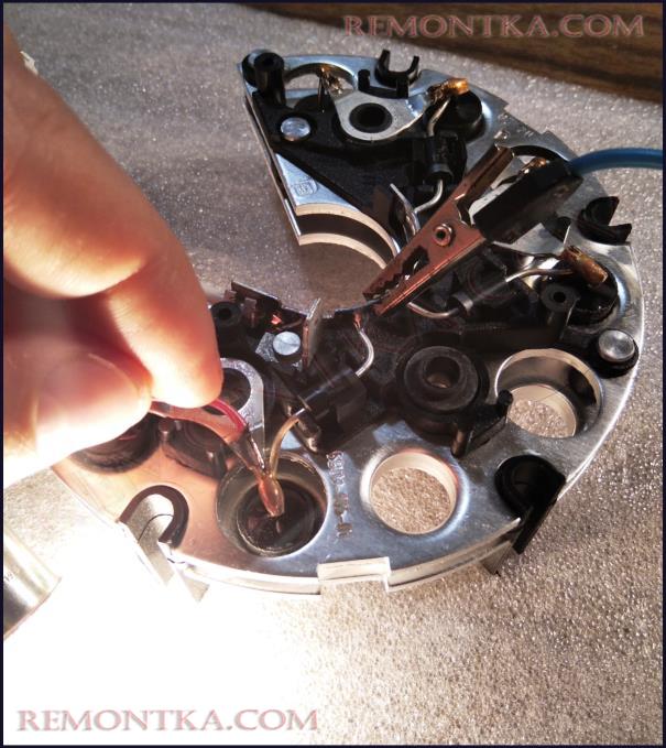 проверка диода генератора