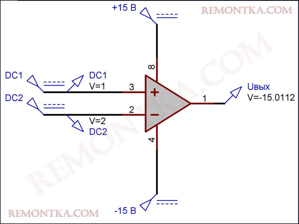 операционный усилитель работа