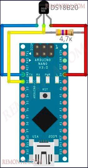 DS18B20 и Arduino