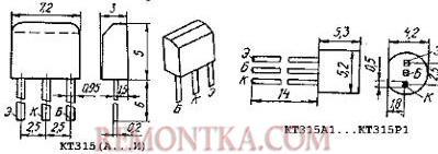 Схема КТ315