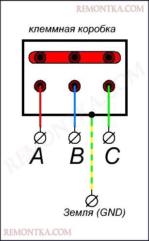 подключение асинхронного двигателя к трехфазной сети