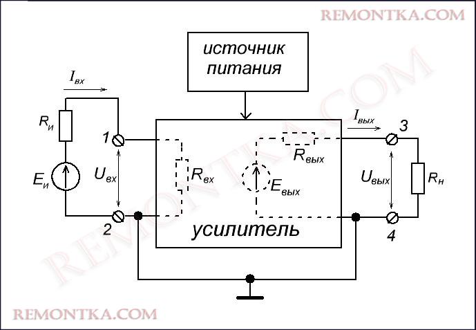 схема усилителя