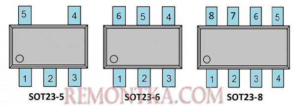 Виды SOT23