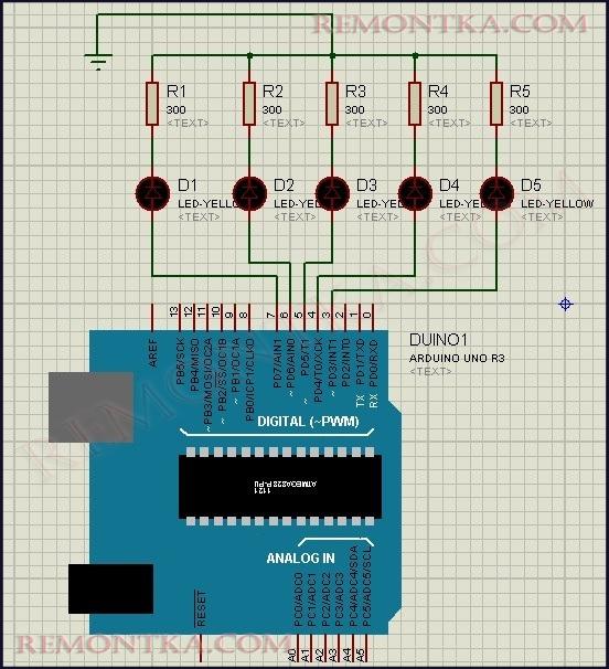 Гирлянда на Arduino