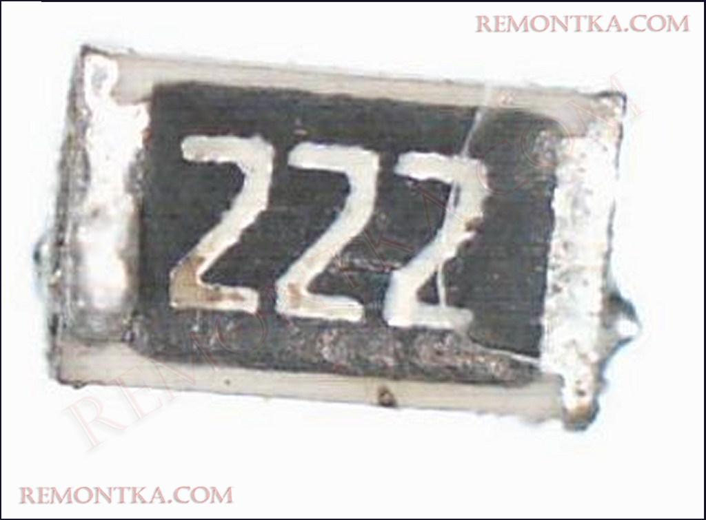 маркировка резисторов SMD