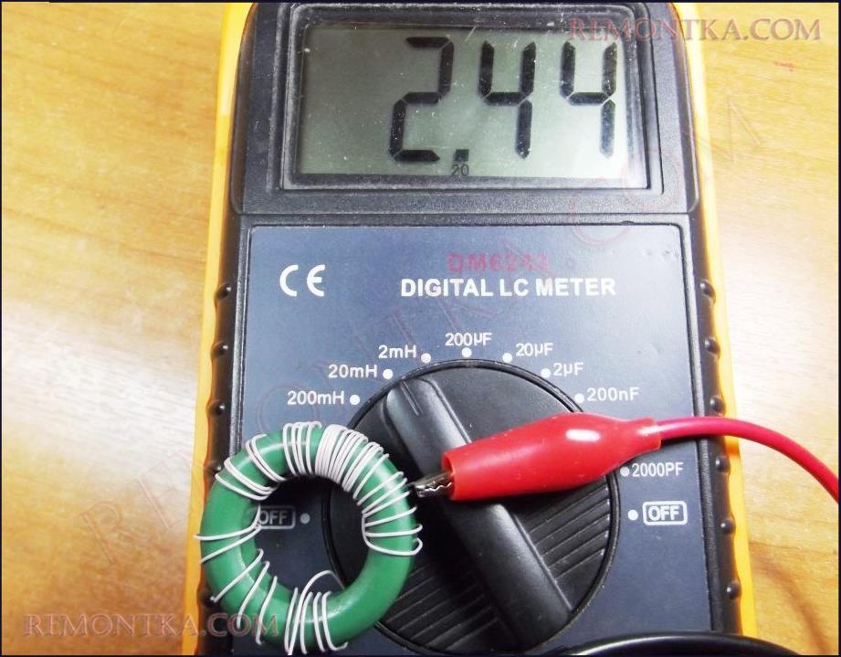 измерение индуктивности