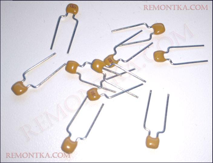 керамические каплевидные конденсаторы