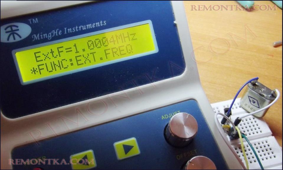 измерение частоты частотомером