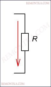 полярность тока после диодного моста
