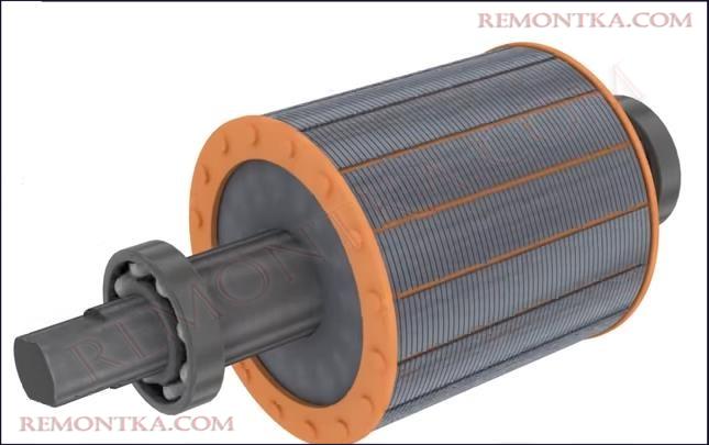 ротор двигателя в сборе