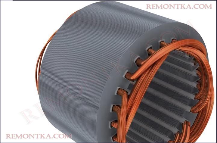 статор асинхронного двигателя в сборе