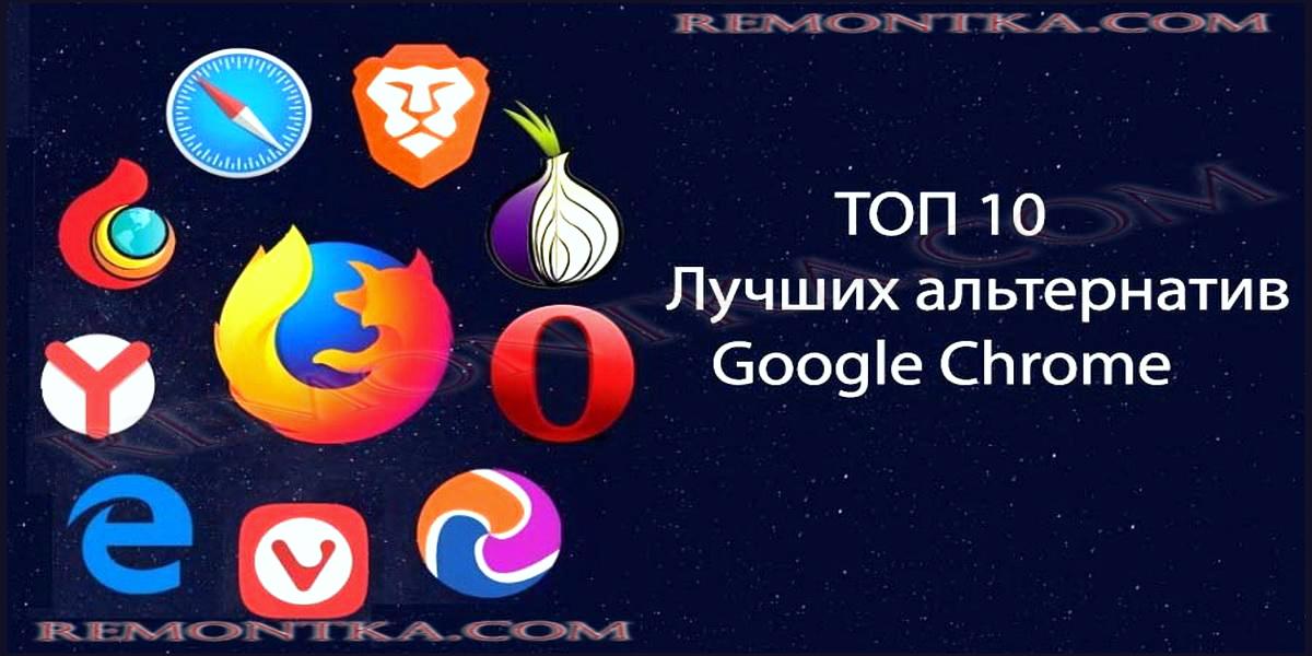 10 лучших альтернатив Google Chrome