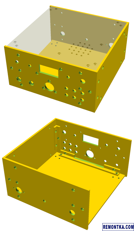 Проект корпуса для РЭА в OpenSCAD