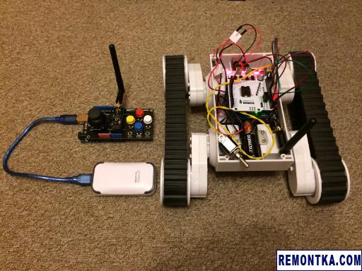 Радиоуправляемый робот на Arduino